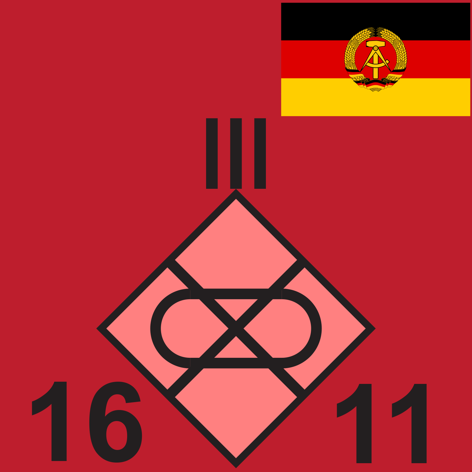 RED GDR 16 MRR 1989